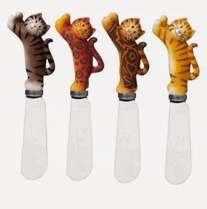 Cat Cheese Spreaders (Set of 4) – Hosted